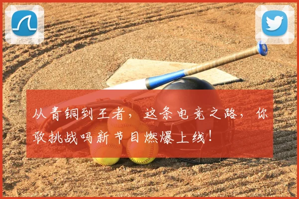 从青铜到王者，这条电竞之路，你敢挑战吗新节目燃爆上线！
